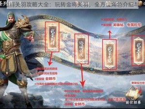 极无双2金将关羽攻略大全：玩转金将关羽，全方位角色介绍与实战技巧