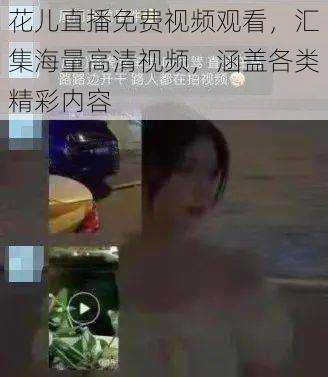 花儿直播免费视频观看，汇集海量高清视频，涵盖各类精彩内容